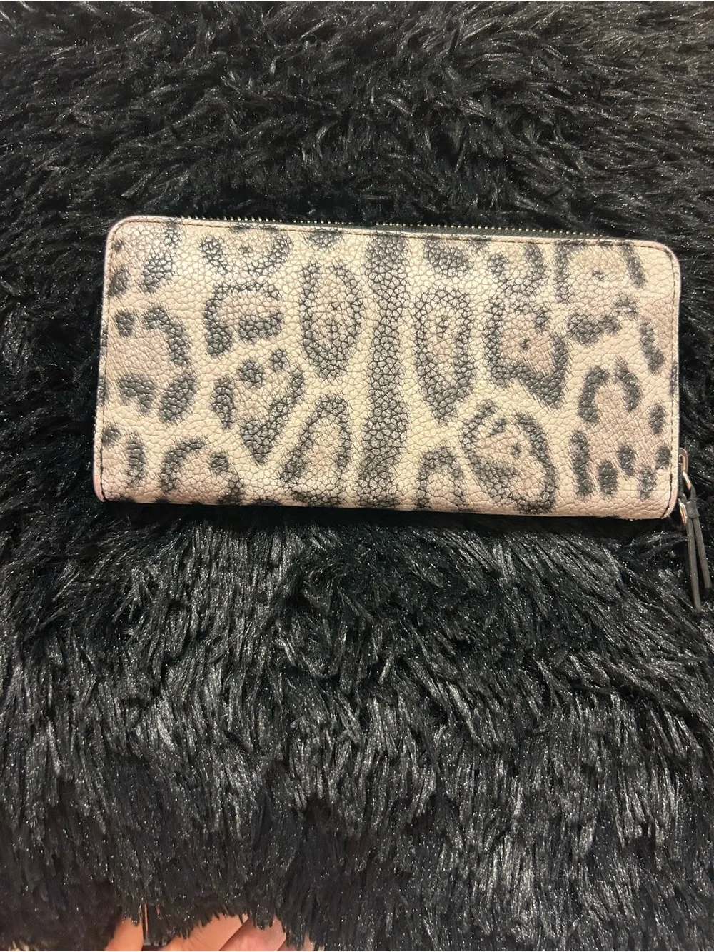 Calvin Klein Leopard Print Zip Around Continental Wallet | Animal Print